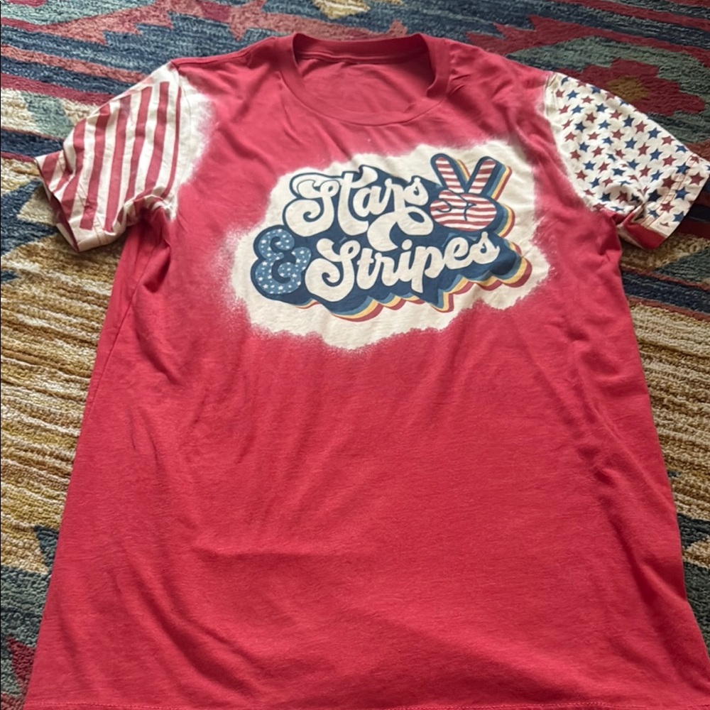 Stars & Stripes T-Shirt - Red